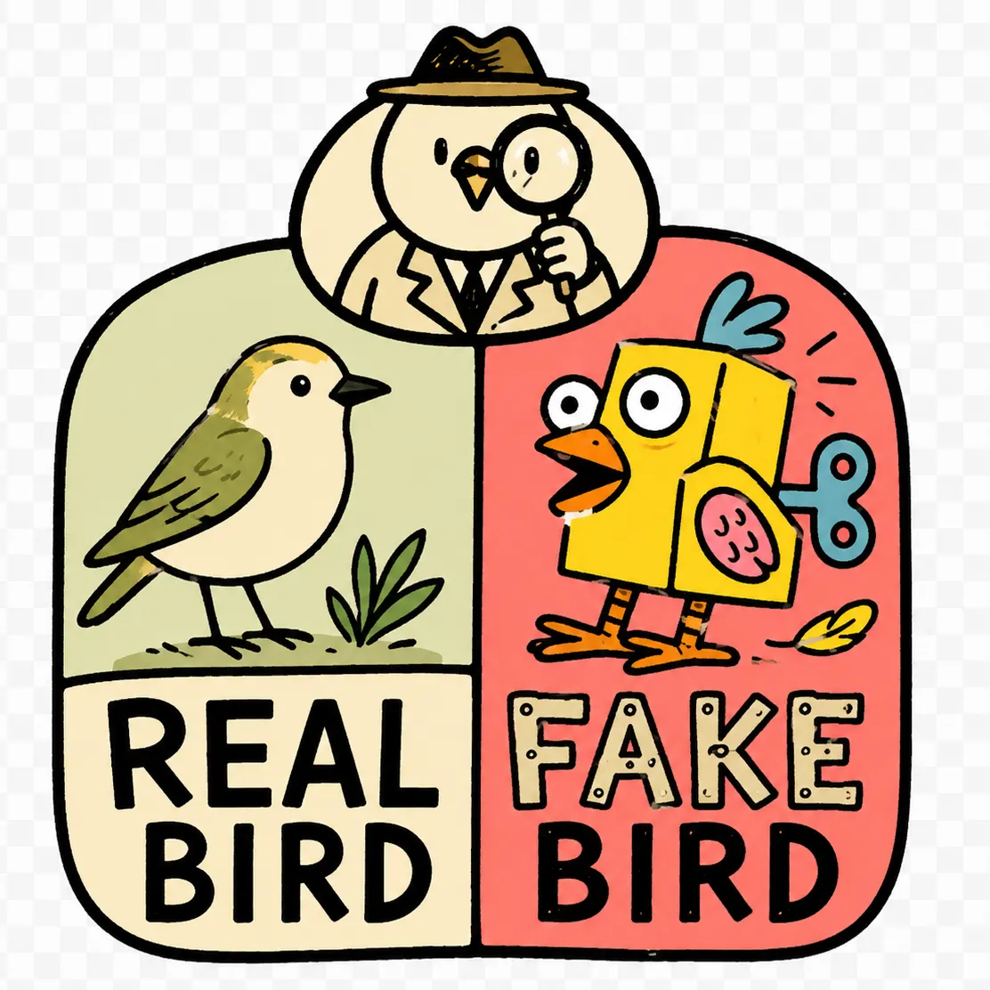 Real Bird Fake Bird cover